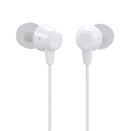 JBL C50HI Earphones Wired White The Computer Store Gda Ltd